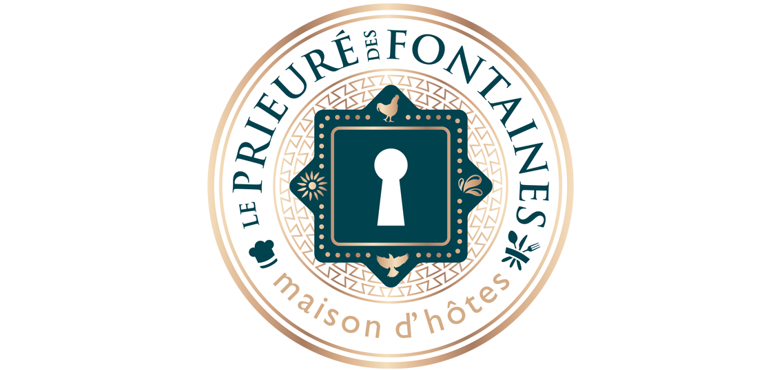 Sandrine Lethuillier : Logo de la maison d'hôtes Le prieuré des fontaines